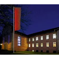 Led-rgb zászlórúd belső emelővel és forgó gémmel