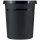 Műanyag papírkosár, űrtartalom 18 l, átmérő x magasság 260 x 310 mm, fekete, 5 darabos csomag