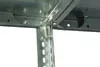 Csavaros polc, horganyzott, alsó rész, 5 polc, horganyzott, polcterhelés 150 kg, széxméxma 870x400x2000 mm