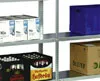 Csavaros polc, horganyzott, alsó rész, 5 polc, horganyzott, polcterhelés 150 kg, széxméxma 870x400x2000 mm