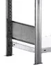 Csavarmentes polcrendszer, horganyzott, alsó rész, 7 polc, horganyzott, polcterhelés 150 kg, széxméxma 875x600x3000 mm
