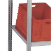 Ferde padlópolc, alsó rész, horganyzott, 3 ferde polc, polcterhelés 150 kg, széxméxma 875x600x2000 mm