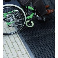 Gumiszőnyeg ferde széllel, 4 oldalon