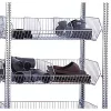 Apróalkatrész polc drótkosarakkal, alsó rész, széxméxma 1005x500x2000 mm, 4 szint drótkosarakkal, 2 szint farostlemez polcokkal, polcterhelés 250 kg