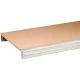 Konzolos állvány polcokkal, alsó mező, egyoldalas, 6 szint, hasznos mélység 500 mm, széxméxma 1000x620x2500 mm, ral 5010 enciánkék, polcterhelés 250 kg