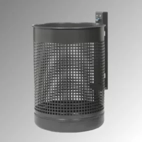   20 literes hulladéktároló, perforált változat, mé x ma. 265x410 mm, beleértve a szerelősín + háromszög alakú kulcs, ral 3002