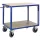 Asztalkocsi 2 rakodófelülettel (mdf), magasságállítható, mobil, széxméxma 1160x700x980-1280 mm, ral 5010
