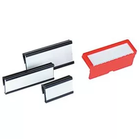   Feliratozó fülek anyagfelosztáshoz 20 fül / 133 címke, vályúelválasztókhoz 27x12 mm