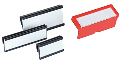 Feliratozó fülek anyagfelosztáshoz 20 fül / 133 címke, vályúelválasztókhoz 27x12 mm