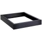 Targonca talplemez alaplap, fekete, sz x m 1430x100 mm