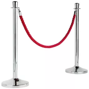   Kötélállvány, krómozott változat, nejlonzsinór nélkül, magasság 0,95 m, talp átmérője. 0,32 m súly 12,5 kg