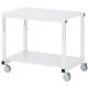 Asztalkocsi tárolópolccal, mobil, 4 forgógörgővel, széxméxma 500x700x650-1000 mm, teherbírás 150 kg, ral 7035