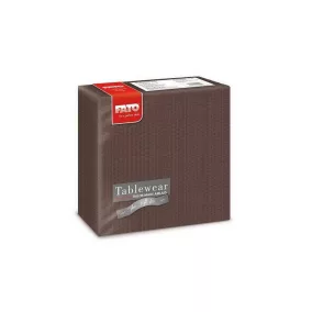   Fato Airlaid szalvéta 40x40cm Shade csokoládé barna 50 lapos