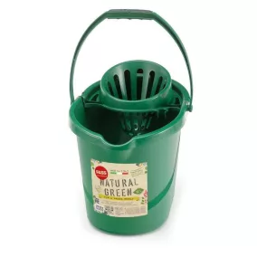   Fass Natural Green felmosó vödör csavarókosárral, ovális, zöld