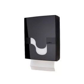   Celtex Megamini V hajtogatott kéztörlő adagoló ABS fekete