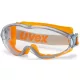 UVEX ULTRASONIC SZEMÜVEG,NARANCS GUMIPÁNTOS,VÍZTISZTA LENCSE