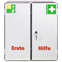 Elsősegély szekrény 2 polccal