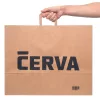 CERVA papírzacskó natúr 54x14x44 cm