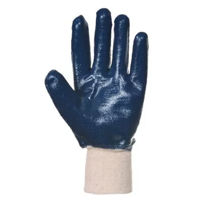 Nitril csuklóig mártott kesztyű