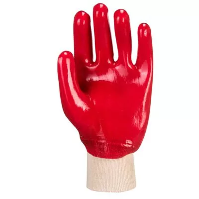 PVC csuklóig mártott kesztyű