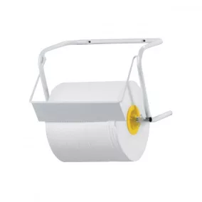   Mar plast falra szerelhető ipari törlő tartó, fém, fehér