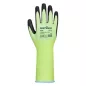 Zöld vágásbiztos kesztyű hosszú mandzsetta
