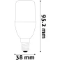 Avide LED Bright Stick izzó T37 7W E14 WW 3000K