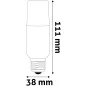 Avide LED Bright Stick izzó T37 9.5W E27 WW 3000K