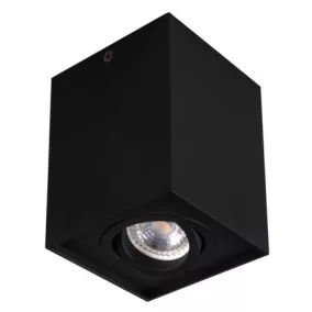 Avide GU10 Lámpatest Négyzetes Fekete Dönthető