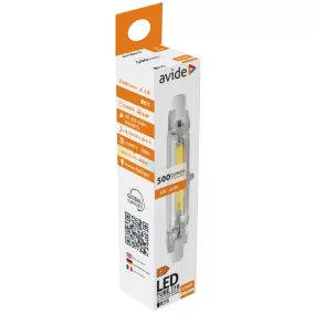 Avide LED 5W R7S 16x78mm NW 4000K