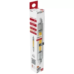 Avide LED 10W R7S 18x118mm WW 3000K Dimm.