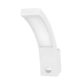   Adviti piryt kültéri  LED fali lámpa modern IP54 fehér 10w mozgásérzékelővel 