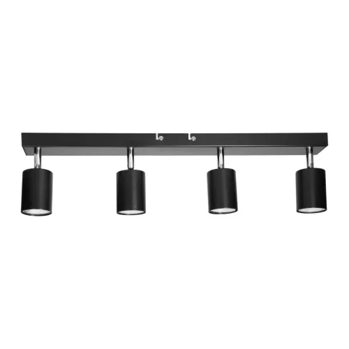 Adviti spot lámpa mennyezeti  fekete 4x GU10 