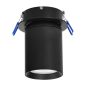   Adviti spot lámpa  beépíthető mennyezeti  fekete 1x GU10 