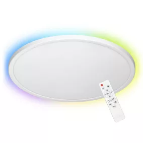   Adviti LED mennyezeti lámpa távirányítóval RGB- CCT fehér 36w 3500 lm