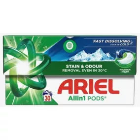   Ariel All In 1 Mountain Spring mosókapszula 30db-os  (30X19,5G) 