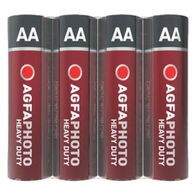   Elem, AA, 4 db, féltartós (szén-cink), zsugor, AGFAPHOTO "Heavy Duty"