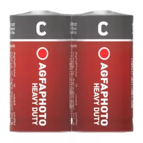   Elem, C baby, 2 db, féltartós (szén-cink), zsugor, AGFAPHOTO "Heavy Duty"