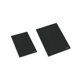   Füzet, tűzött, A4, sima, 80 lap, AMBAR "Classic", fekete