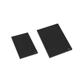   Füzet, tűzött, A5, kockás, 80 lap, AMBAR "Classic", fekete