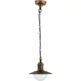   Avide kültéri függesztett lámpa Imperial 1xE27 IP44 antik arany