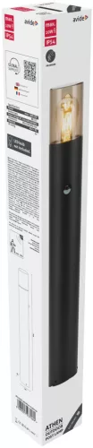 Avide kültéri álló lámpa Athen 1xE27 PIR 800mm IP54