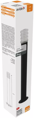 Avide kültéri álló lámpa Sunset LED 1.5W NW 500mm IP44 Black