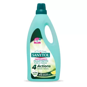   Sanytol 4 Actions Ultra erős fertőtlenítő felülettisztító Lime 1000ml