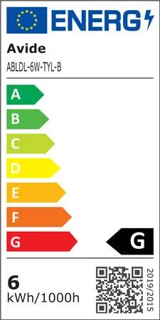 Asztali lámpa, LED, 6W, AVIDE "Tyler", fekete