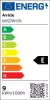 LED izzó, filament, E27, gömb, A60, 8,5W, 1055lm, 2700K, AVIDE