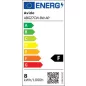 LED izzó, E27, gömb, A60, 8W, 806lm, 6400K, AVIDE