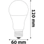 LED izzó, E27, gömb, A60, 13W, 1521lm, 6400K, AVIDE