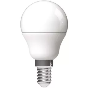 LED izzó, E14, kisgömb, G45, 6,5W, 806lm, 3000K, AVIDE