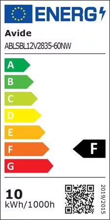 LED szalag, 2m, 120 LED, 4,8W, 960lm, fehér, 4000K, AVIDE